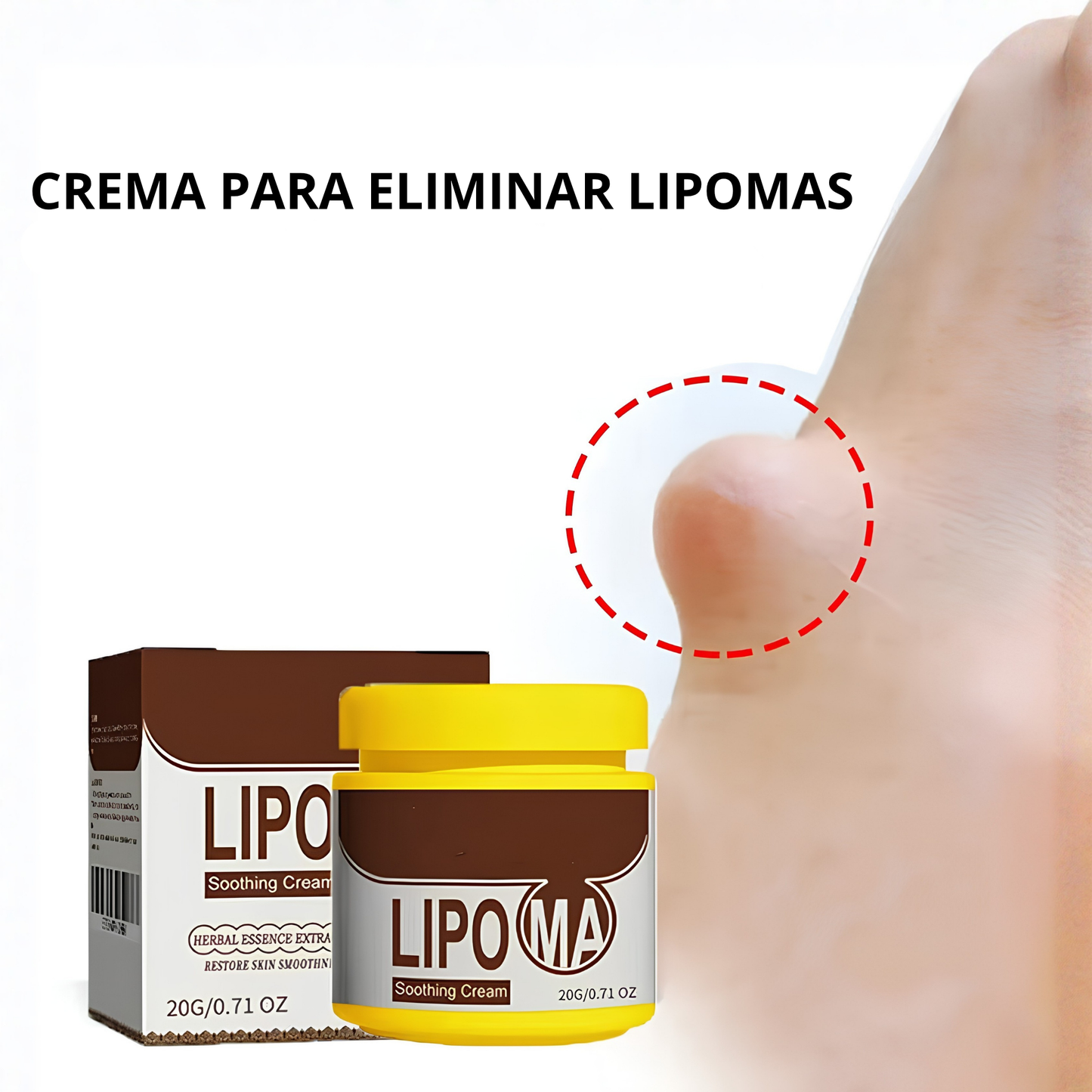 Crema para el cuidado de la piel, alivia la aglomeración del cuerpo y bloques duros.